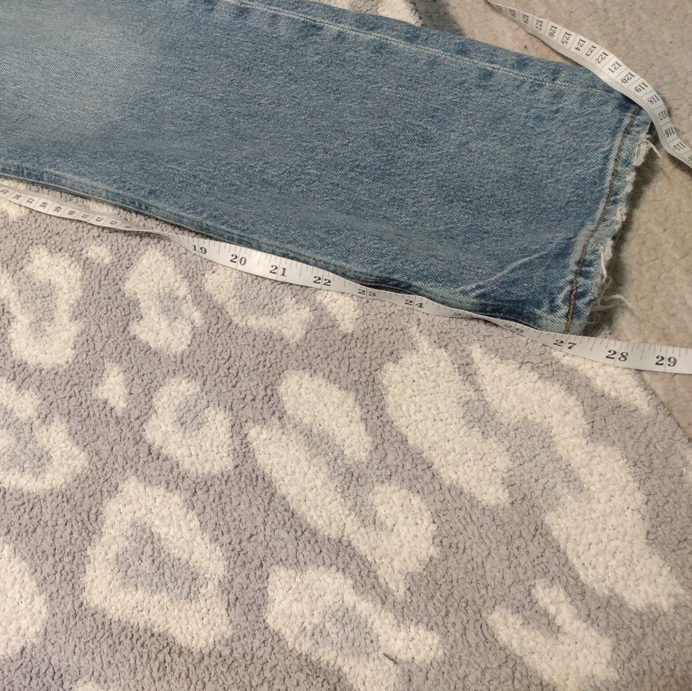 Agolde - Riley Long High Rise Straight Jeans - Picture 7 of 10